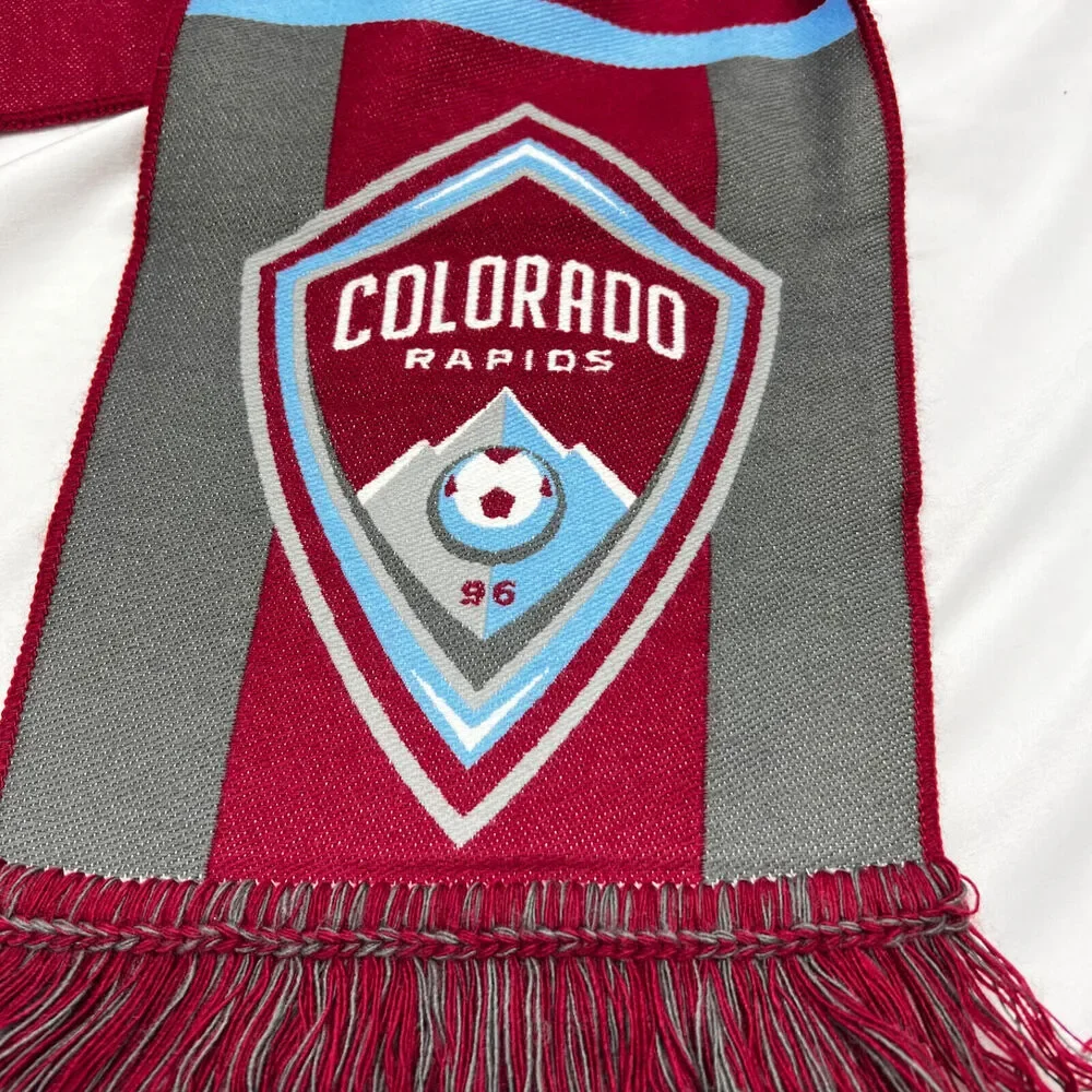 Ruffneck Colorado Rapids vs Orlando City 25th Anniversary Scarf Red Soccer MLS